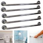 Barra Alça Apoio 50cm Suporte Anti Queda Acidentes Kit 5 Uni Idoso Gestante Cadeirante Acessibilidade Box Banheiro Segurança Resistente