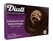 Barra Chocolate Diet Meio Amargo 50% Cacau 500g - Diatt