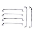 Barra de Apoio 70cm Inox Kit 6 Unidades Criança Idoso Acessibilidade Gestante Deficiente Banheiro Box Casa Segurança Corrimao Suporte Proteçao