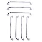 Barra de Apoio 70cm Inox Kit 7 Unidades Deficiente Idoso Criança Gestante Banheiro Box Acessibilidade Suporte Corrimao Escada Segurança