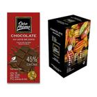 Barra de Chocolate ao Leite de Coco 45% cacau Ouro Moreno 80g - Caixa com 10