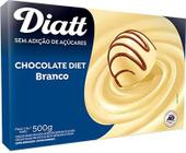 Barra De Chocolate Diet Branco 500g - Diatt