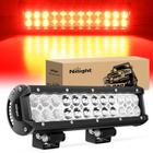 Barra de luz LED Nilight 12 polegadas 72W Spot Flood Combo Red Beam