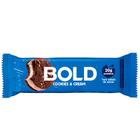 Barra de Proteína Bold Sabor Cookies & Cream 20g de Proteína Zero Açúcar com 60g