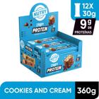 Barra de Proteína Crispy ProteinBar Nutry Caixa C/12 Unidades