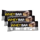 Barra de Proteína Whey Bar High Protein Probiótica Coco 40g Kit com três unidades