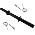 Barra Oca De 40 Cm + 2 Presilhas De Anilha Para Academia Halteres De Peso Musculação Treino Funcional Fitness Exercícios Físicos