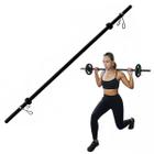 Barra para Academia Body Pump Musculação 1,20 + Presilhas