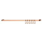 Barra Piatina 30cm com 6 Ganchos Rose Gold