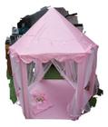 Barraca Cabana Toca Tenda Infantil Princesa Menina Brinquedos De Menina Castelo C/ Luzes Seguro E Divertido 4182