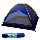 Barraca Camping 4 Lugares Porta Dupla Azul IWBC4P IMPORTWAY