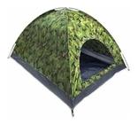 Barraca Camping Camuflada Militar 6 Lugares 2,20 x 2,50 Metros Acampamento Bolsa - HYU