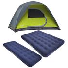 Barraca Camping Coleman + Colchao Inflavel Casal e Solteiro