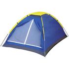 Barraca De Camping 3 Pessoas Azul Impermeável C/ Bolsa Mor