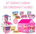 Barraca Faz de Conta com Cozinha Fogão e Acessórios - Big Star Brinquedos