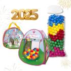 Barraca Infantil Dobrável + 50 Bolinhas Brinquedo Portátil Educativo para Crianças de 3 a 8 anos - Diversão Garantida! - DM