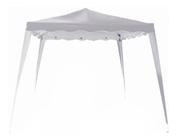 Barraca Praia Gazebo Base 3x3m Sanfonada Articulada C Bolsa Branco