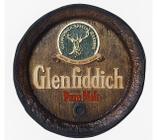 Barril Glenfiddich Whisky de parede grande em Fibra