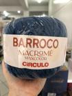 Barroco macramê maxcolor círculo algodão 24 fios cor 2770 azul-classic