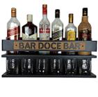 Barzinho De Parede - Bar Doce Bar - 60 X 26 Preto Fosco