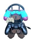 Base 2 Controles Headset Headphone One X + Chaveiro mdf