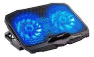 Base Ajustável para Notebook com 2 Cooler LED Iluminado Azul até 17 - Hoopson BPN-005