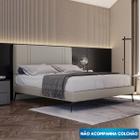 Base Bi Partida Slim Casal em Linho com Cabeceira - Skybox