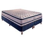 Base Box Bipartida com Colchão Blue Super King Size Paropas