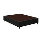 Base Box Casal Linho Preto 138X188X42 Ortobom