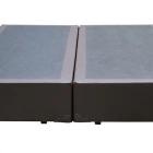 Base Box Queen Bipartido SP Móveis Sintético Marrom - 42x158x198