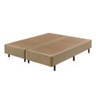 Base Box Somiê Queen ECO Veludine Liso 40x158x198cm Ecoflex