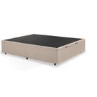 Base Cama Box baú casal com pistão a gás 138x188 Suede