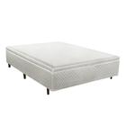 Base Cama Box Baú Casal Herval Ravena, 46x138x188 cm, Branco