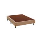 Base Cama Box Casal Camurça Bege 138x188x23 Ortobom