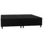 Base Cama Box Casal Queen 158cm Bipartido Hit I02 Suede Preto - Mpozenato