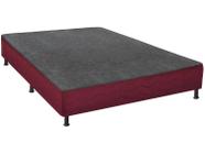 Base Cama Box Casal Reconflex 25x138x188cm Rouge