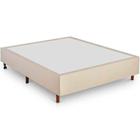 Base Cama Box Convencional Gazin Casal 188x138 Suede Liso