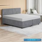 Base Cama Box King Size Veludo - SkyBox