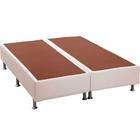 Base Cama Box Ortobom Queen material sintético Branco 158x198x23