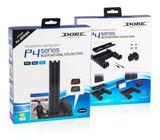 Base Cooler Ps4 Slim Pro Carregador 2 Controles Porta Jogos