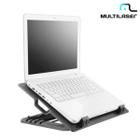 Base Cooler Vertical Notebook 17 Polegadas Duas Conexão USB LED Azul Silencioso Multi AC166