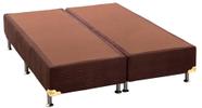 Base de Cama Box Camurca Marrom Queen 158 cm (LARG) Alto - 42913