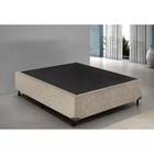 Base de Cama Box Casal 138x188 Bege Suede