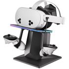 Base de Carregamento ODGG para Meta Quest 2/3/3S VR com Luz RGB