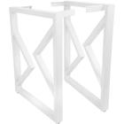 Base de Mesa Jantar Estilo Industrial Hungria para Tampos de Madeira até 180cm x 90cm - Amarela