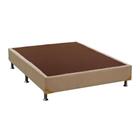 Base para Cama Box Casal Camurça II Creme