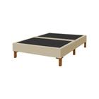 Base para Cama Ibiza 140cm em Veludo Bege