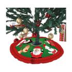 Base Pé De Árvore De Natal Decorativa 68 Cm Saia Papai Noel