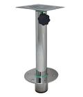 Base Pedestal Inox Giratório Removível P/ Banco Cadeira 40cm