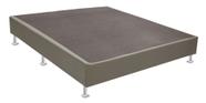 Base Sommier material sintético Bege Viúva (128x188x30) - Ortobom